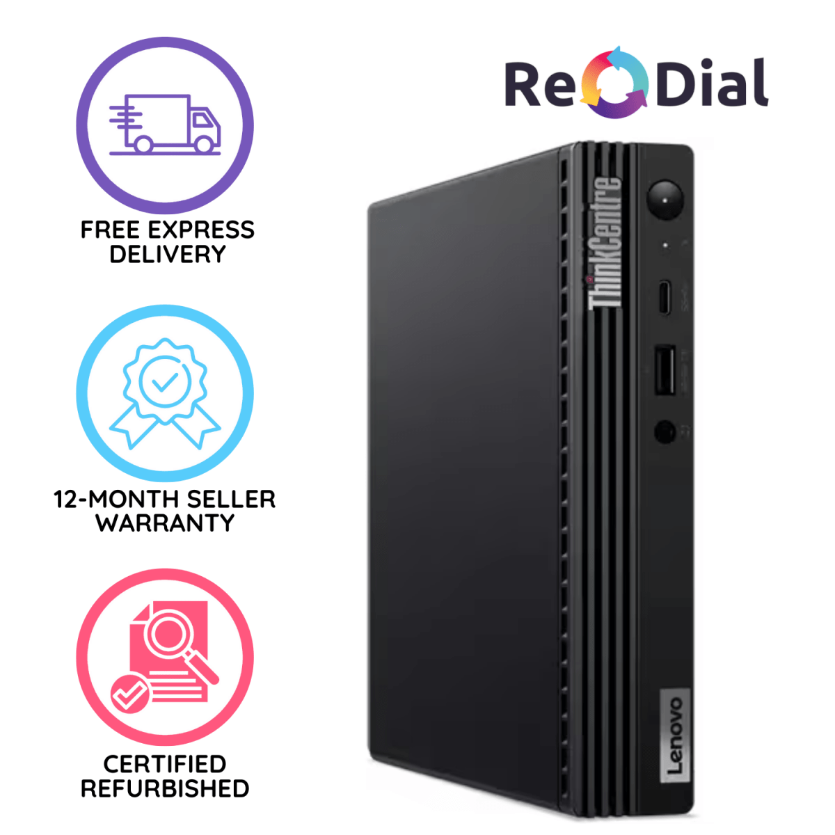 Lenovo ThinkCentre M70q Tiny Desktop PC (2020) i7 - 10700T 512GB 16GB RAM - Very Good Condition - ReDial Lenovo ThinkCentre M70q Tiny Desktop PC (2020) i7 - 10700T 512GB 16GB RAM - Very Good Condition - ReDial